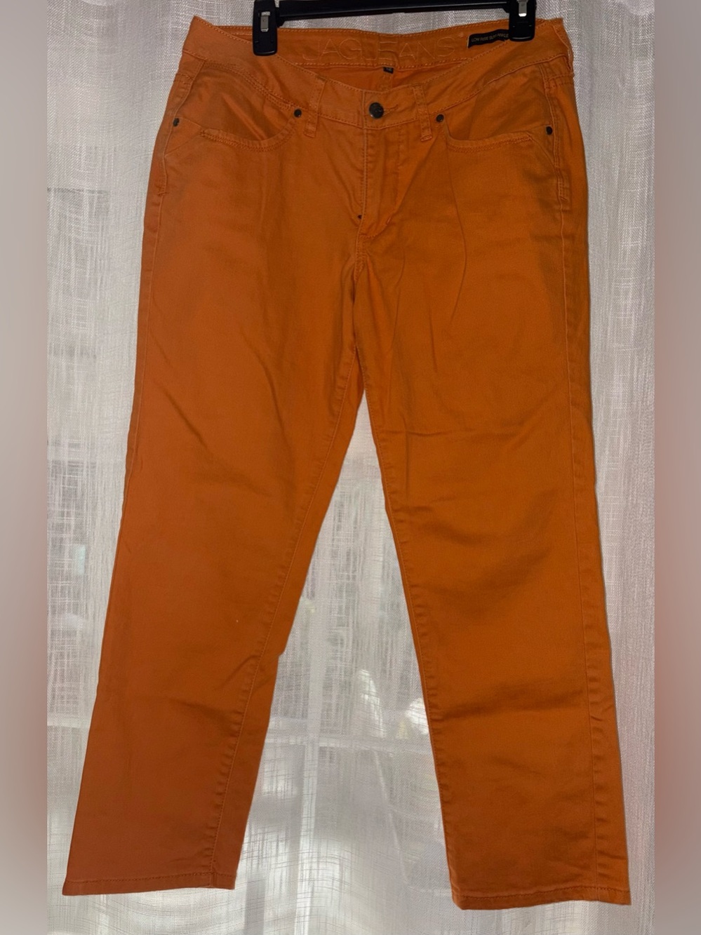 Orange JAG Jeans - Low Rise Slim Ankle